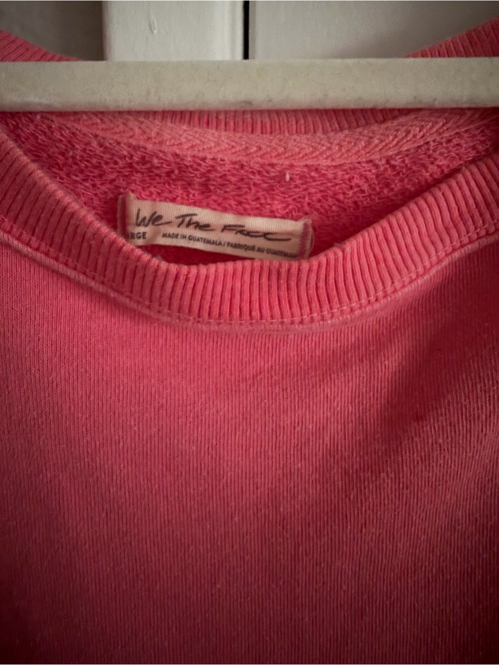 Free People We The Free Camden Sweatshirt Pullover - Camellia Pink - Picture 4 of 6
